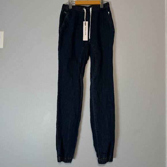 NWT Zanerobe Denim Dark Navy Joggers Men's Pants 32 - Picture 1 of 7